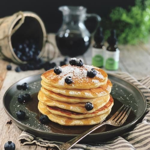 Hemp Infused Blueberry Pancakes – Treadwell Farms